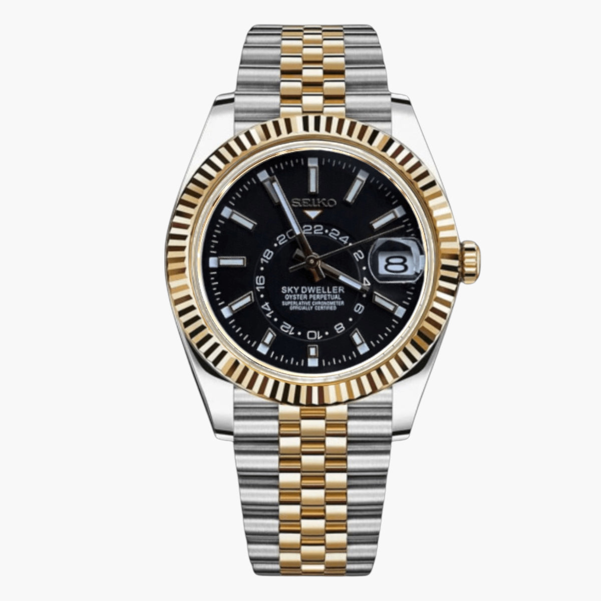 Seikojust | skydweller duo tone goud zwart