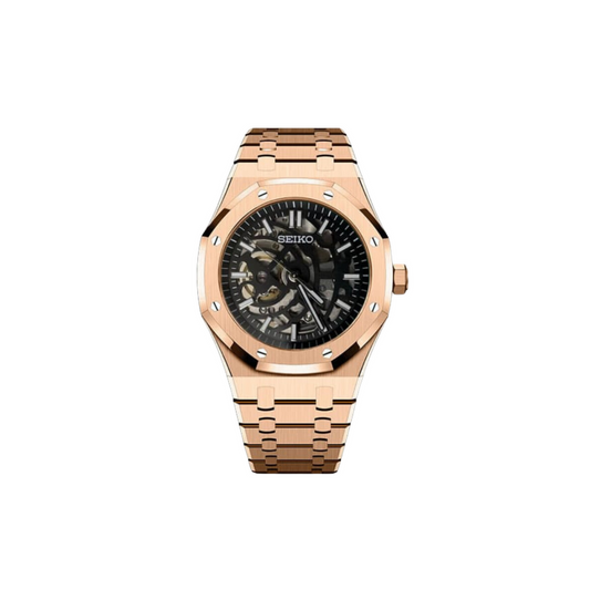 Royal Seikoak Skeleton rosé goud